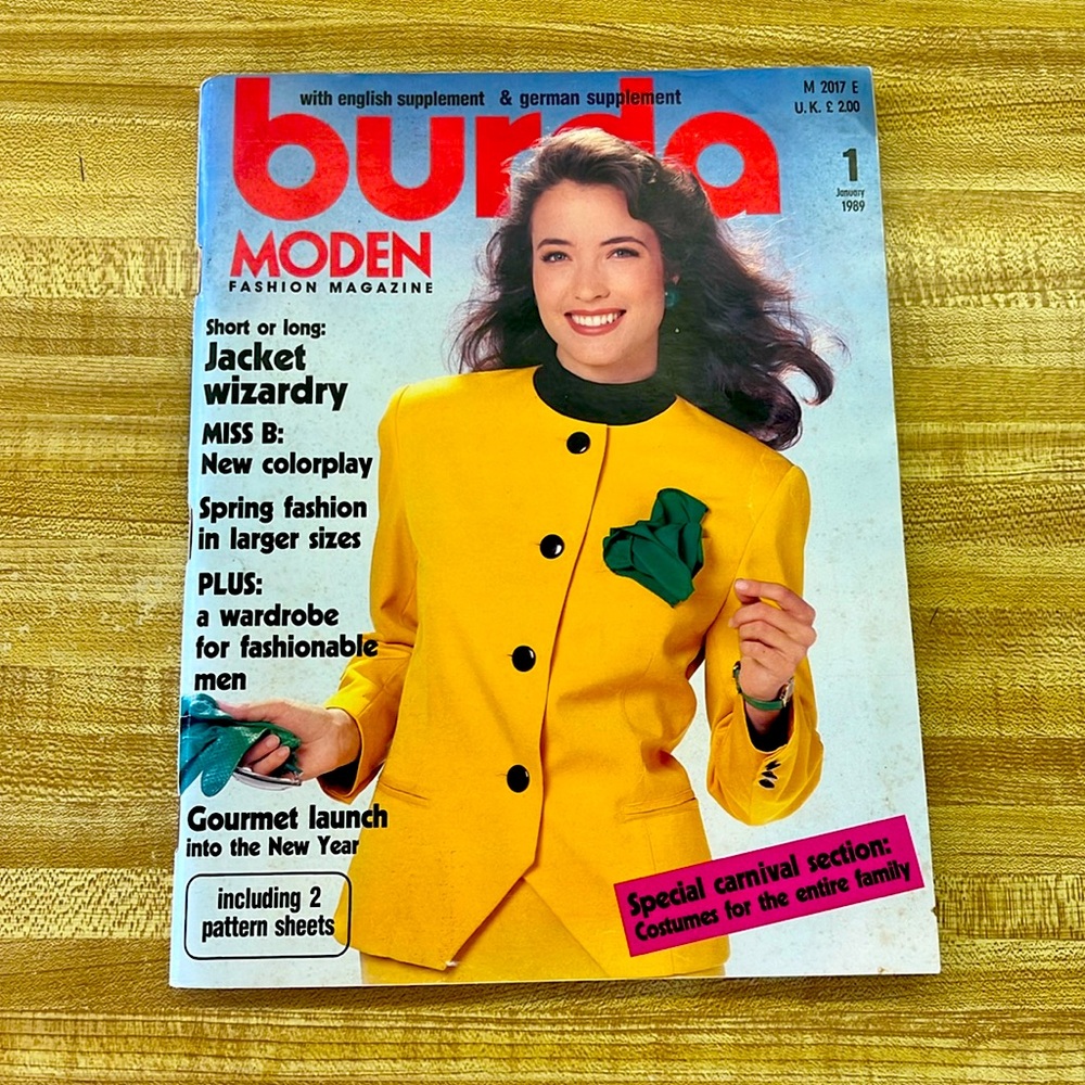Vintage Burda magazine